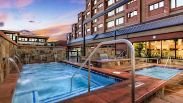 Indoor pool, outdoor pool
