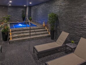 Indoor pool, outdoor pool