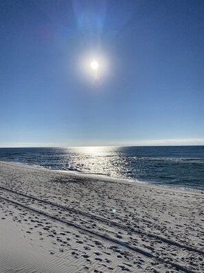 On the beach