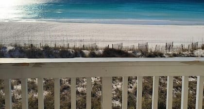 Right ON world’s whitest beach, Pensacola Beach, Florida.
