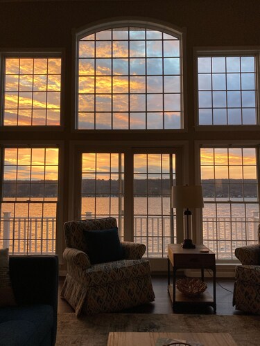 Relax lakeside at our spacious Geneseo house on  Conesus Lake