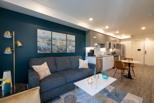 Spacious living areas invite you to relax and enjoy our hospitality.