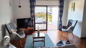 Fernseher, DVD-Player, Bücher