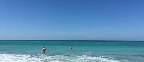On the beach