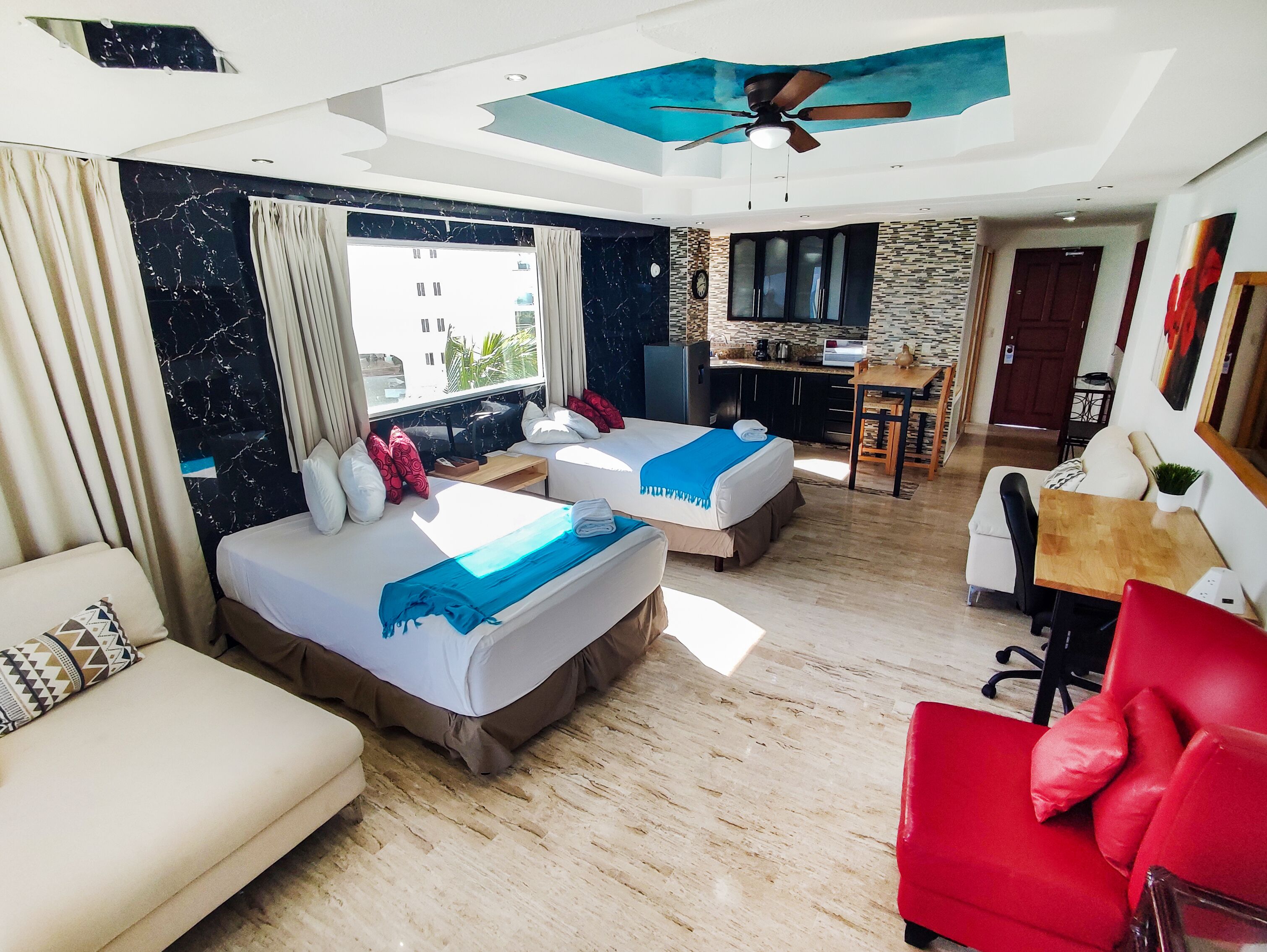 In-room safe, desk, iron/ironing board, free WiFi