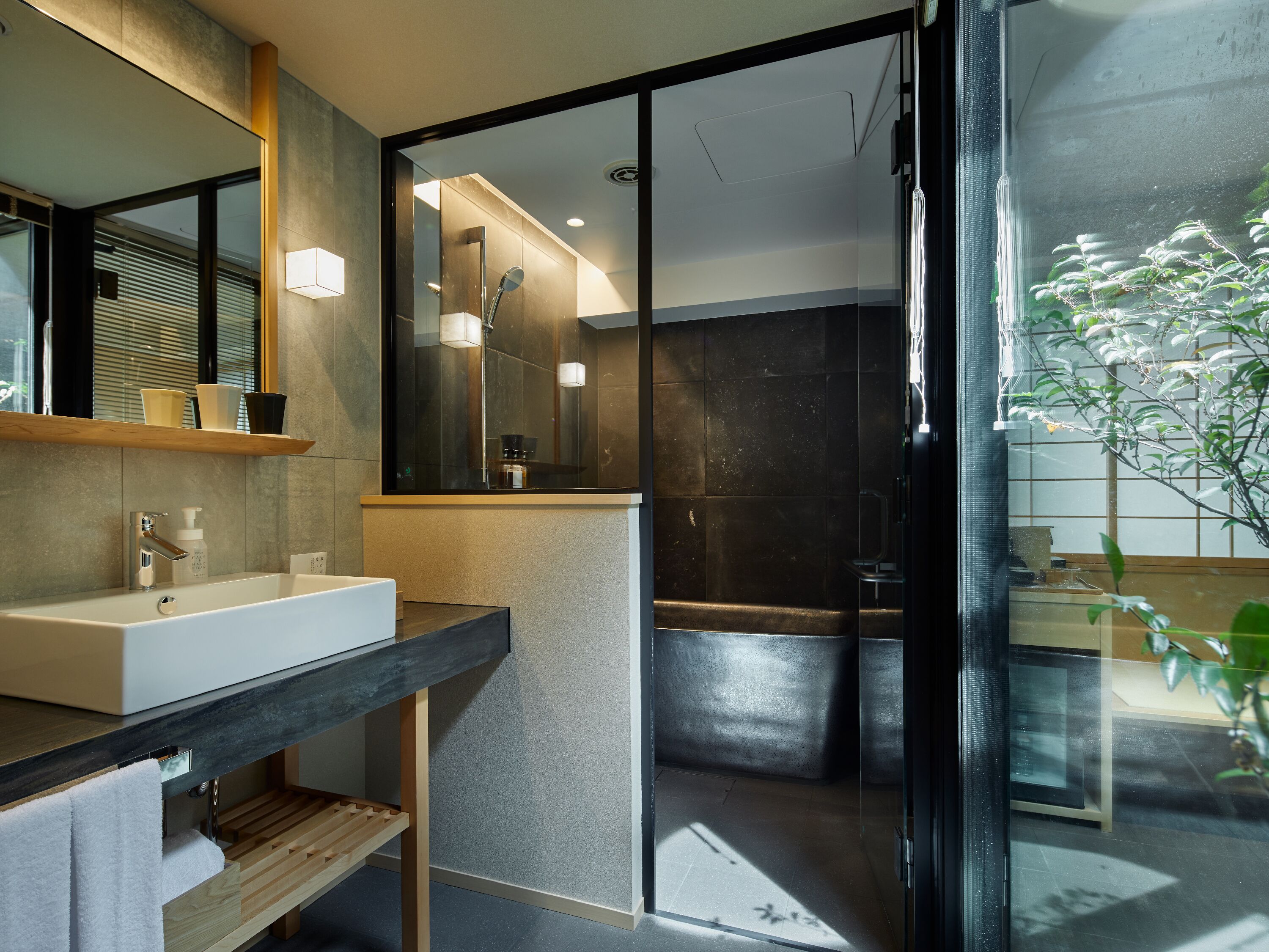 free toiletries, hair dryer, slippers, bidet