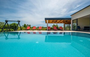 Una piscina climatizada