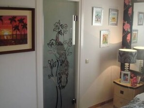 Apartment, 1 Bedroom, Balcony, Garden View | Bathroom | Hair dryer, shampoo - Luxury Living Apartment (Hammamet)