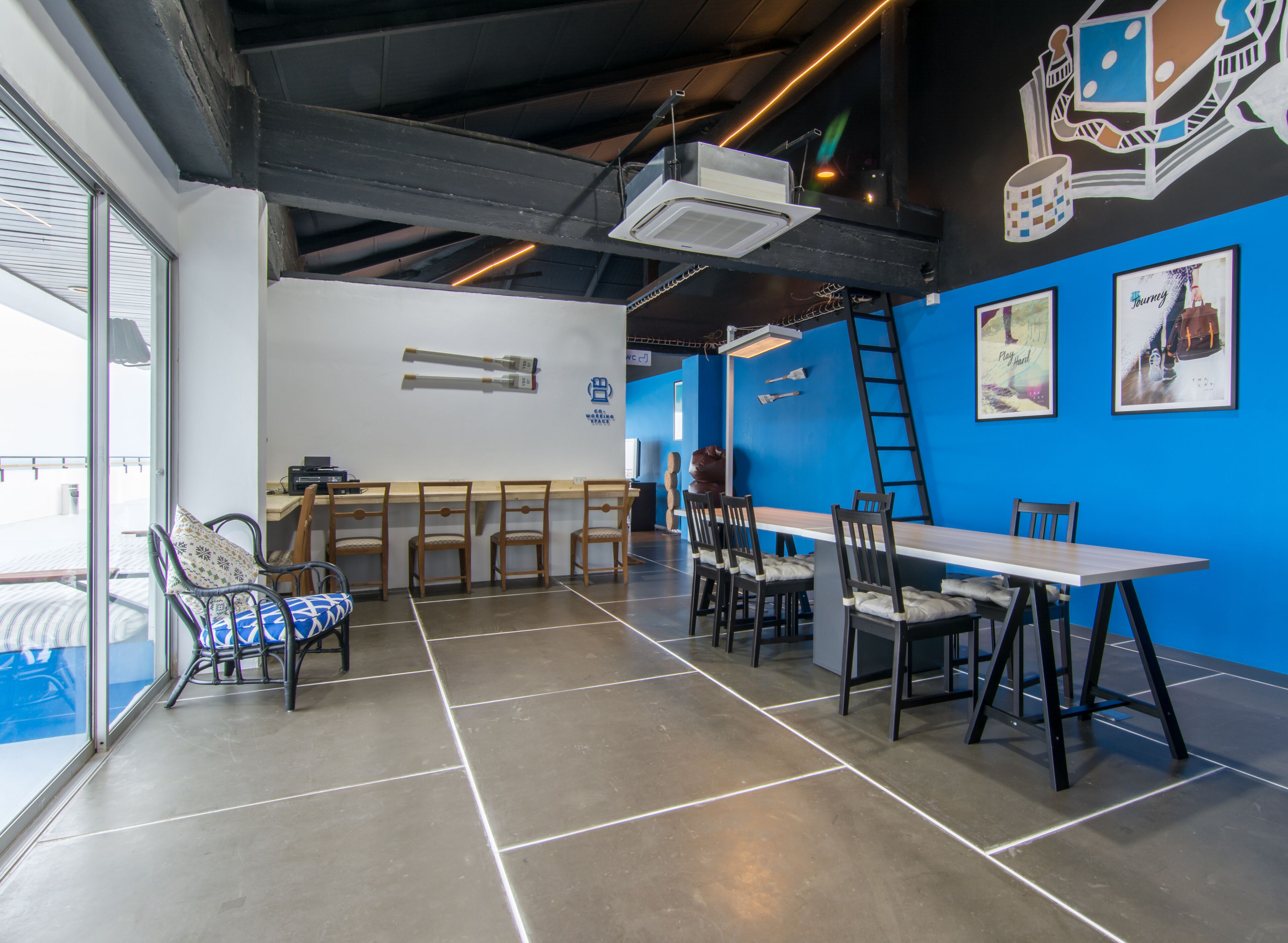 ห้องพักรวม, 1 ห้องนอน, ระเบียง | ร้านอาหาร