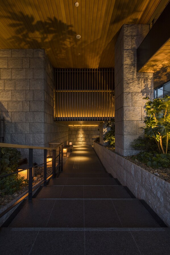 Voorkant van accommodatie