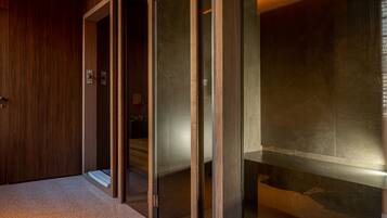 Sauna, body treatments, deep-tissue massages, body scrubs, facials