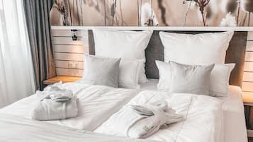 Classic-Apartment, 1 King-Bett und Schlafsofa, Nichtraucher, Balkon | 2 Schlafzimmer, hochwertige Bettwaren, Zimmersafe, Schreibtisch