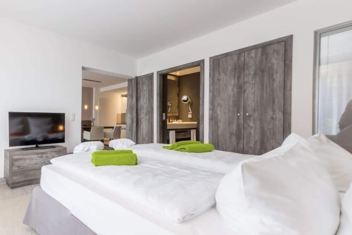 2 habitaciones y ropa de cama de alta calidad