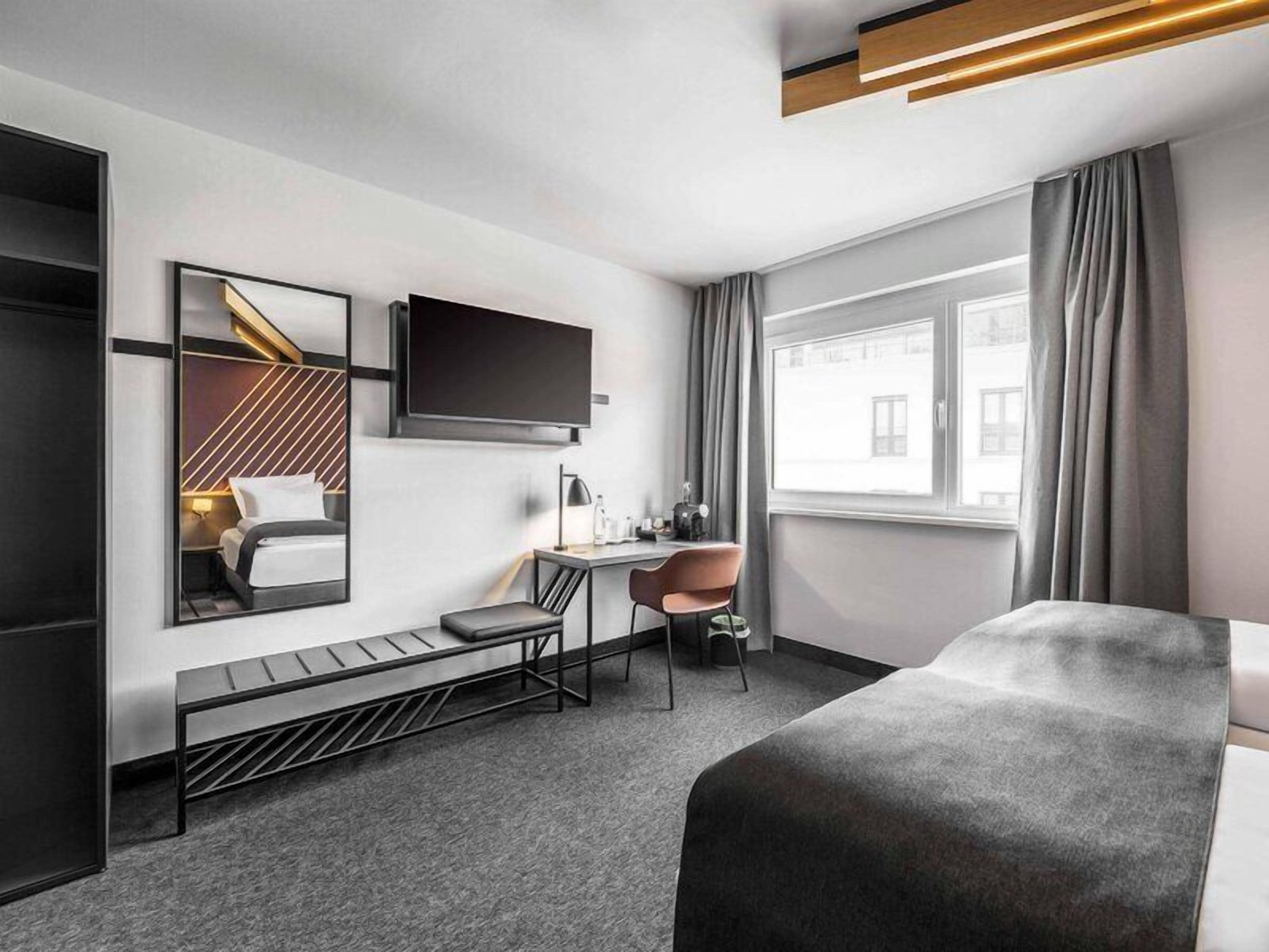 Premium-Doppelzimmer | Schreibtisch, schallisolierte Zimmer, kostenloses WLAN, Bettwäsche