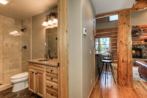 Powder Ridge Cabin | 7 Rose Bud | Bathroom - Powder Ridge Cabins at Big Sky (Big Sky)