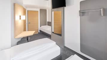 Desk, laptop workspace, soundproofing, free WiFi