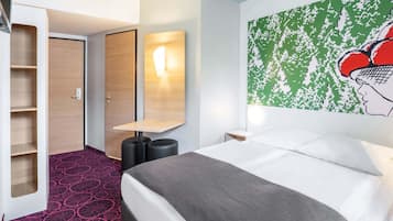 Doppelzimmer | Schreibtisch, schallisolierte Zimmer, kostenloses WLAN, Bettwäsche