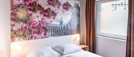 Habitación doble | Sistema de insonorización, wifi gratis, ropa de cama