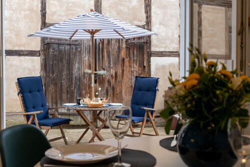 "Wohn- bequem " im Apartment am Leinetal* Seenähe*Angelsee* Kamin