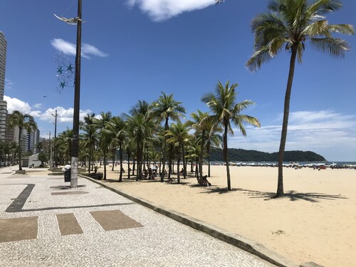Apartment 100 meters from Praia Grande – Vila Tupi