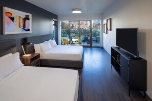 Suite, 2 Queen Beds, Balcony | Individually furnished, iron/ironing board, bed sheets - Revival Apartments English Bay (Vancouver)