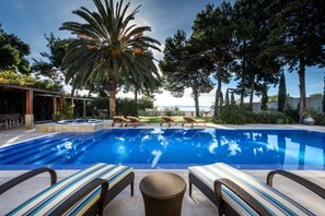 Una piscina riscaldata