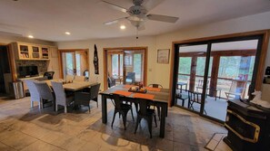 Dining - Incredible Riverside Getaway in the White Mountains - Central Location (Carroll)