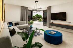 Living area - Luxury Villa Galatea Marina with Heated Pool (Marina)