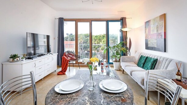 Unclassified image, 1 of 45, button - Mamad Deluxe 2BR Apt w Pool in Historical Jaffa (Tel Aviv-Yafo)