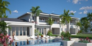 حمّام سباحة خارجي، حمّام سباحة مُدفَّأ