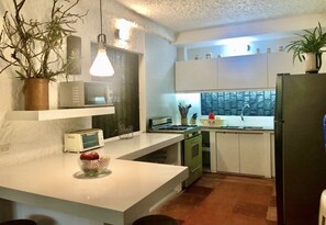 Private kitchen - Beautiful Farm Within Nature with 30.000m2 of land (Manglaralto)