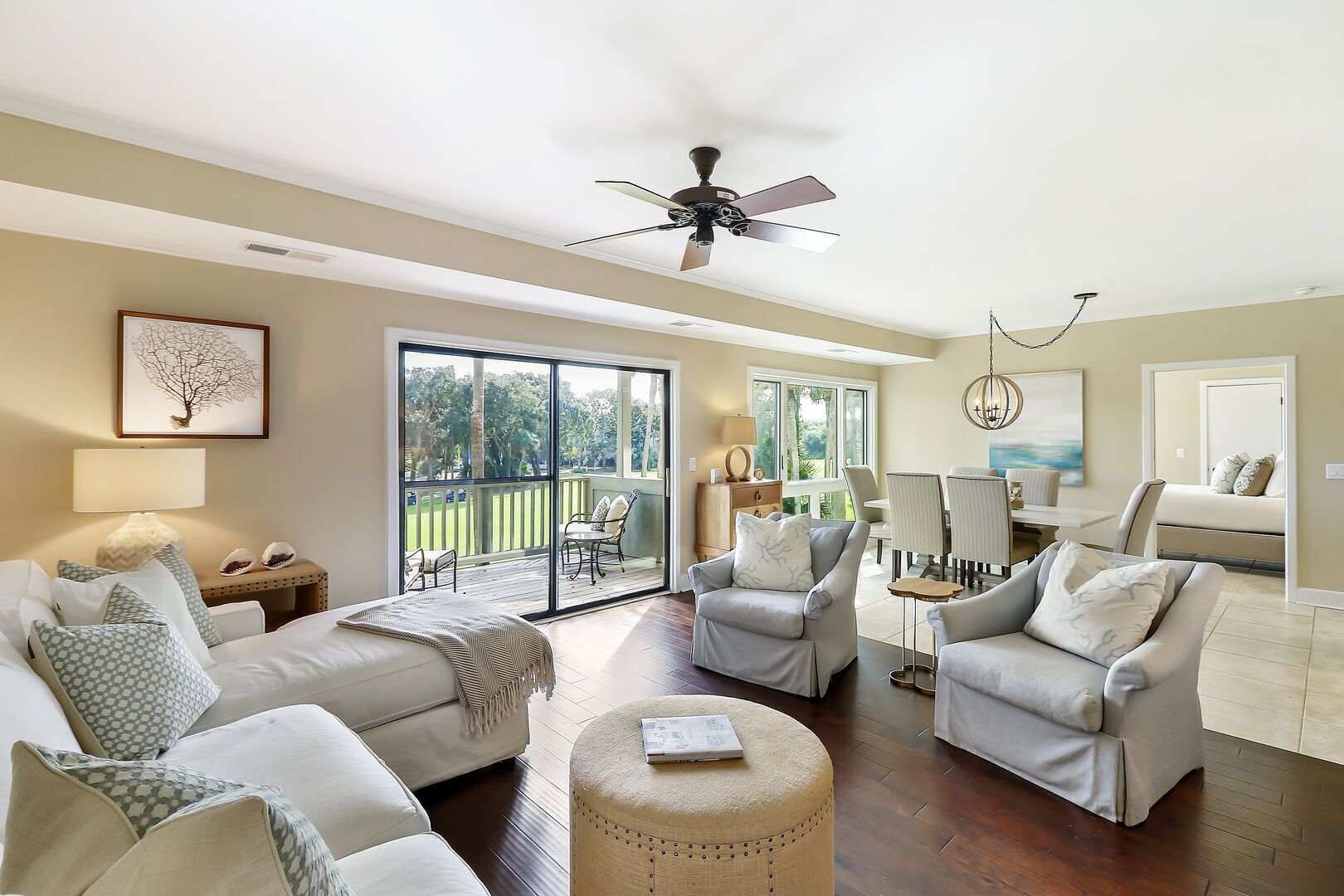 Prime East Beach LOCATION in Turtle Point with Golf Views!