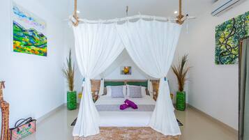 Seprai katun Mesir, seprai premium, bantalan ekstra lembut, dan minibar