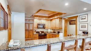 Condo, 3 Bedrooms | Private kitchen - Village at Breckenridge #2301 by Peak Property Management (Breckenridge)