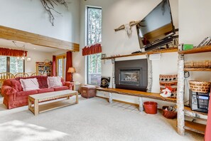 Ferienhaus, 3 Schlafzimmer | Wohnzimmer