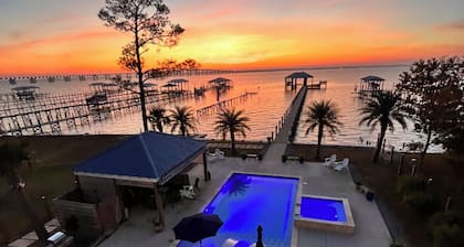 Bay Front House on Sandy Hook Dr! Longest personal pier(402ft). Read the reviews