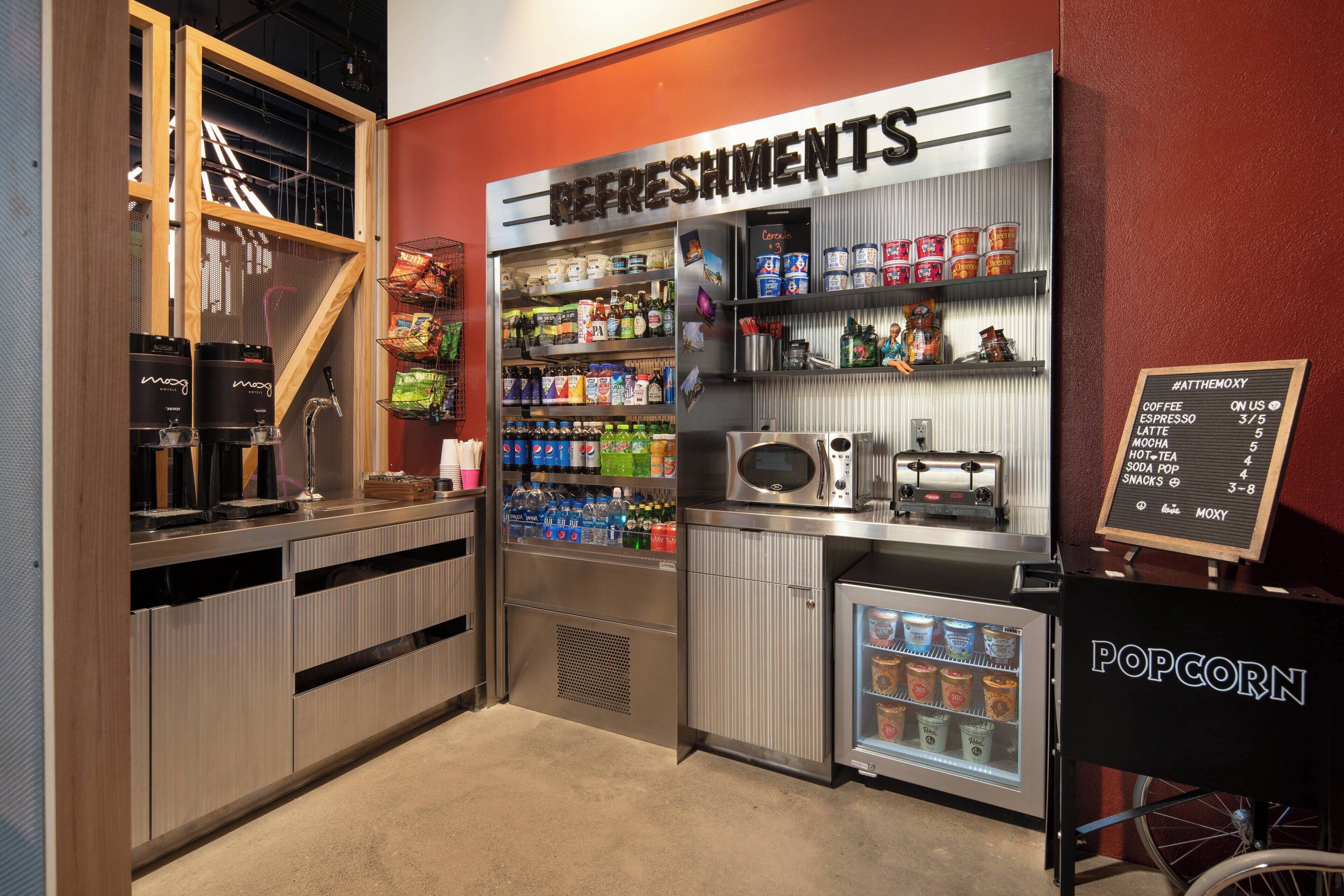 daily to-go breakfast for a fee