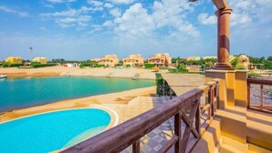 Villa, 5 camere da letto, piscina privata, vista laguna | Terrazza/patio