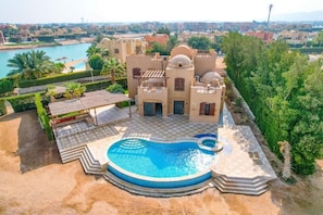 Villa - 5 sovrum - privat pool - utsikt mot lagunen | Terrass/Patio