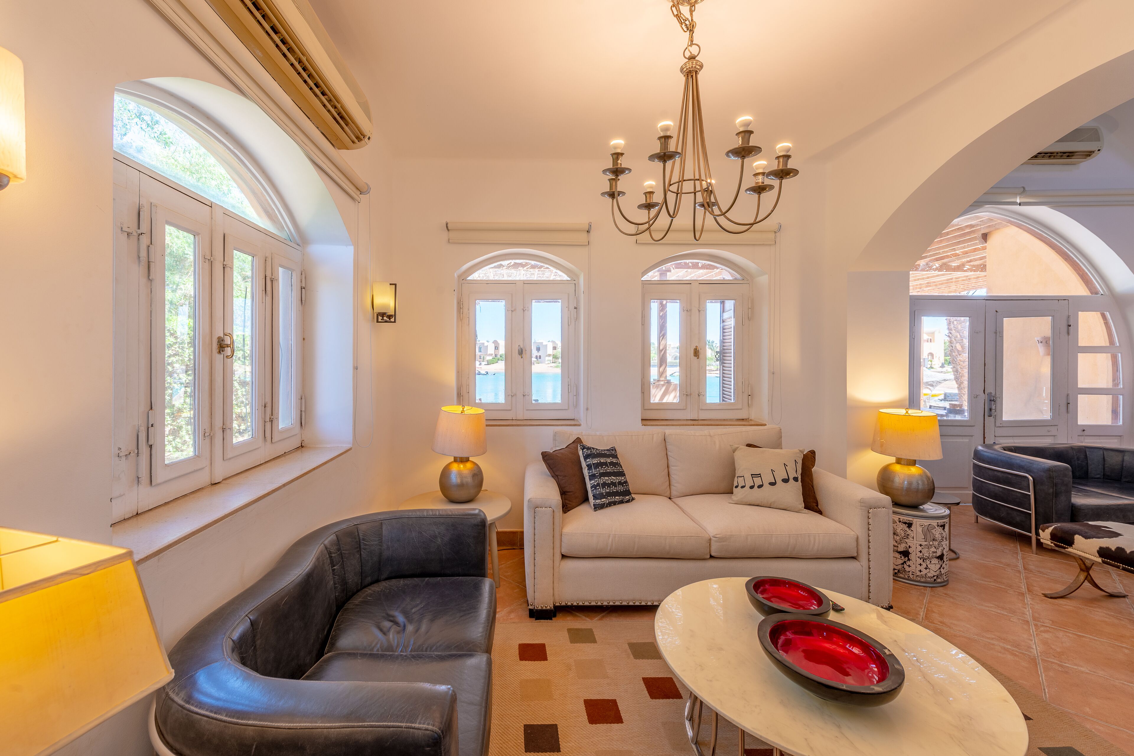 Superior Villa | Living area | Flat-screen TV