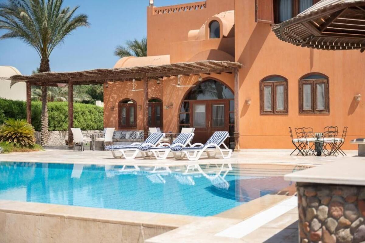Villa – deluxe, 4 soverom, privat basseng, utsikt mot lagune | Romfasilitet