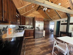 Fridge, microwave, oven, stovetop - Breathtaking views from charming lakefront home on beautiful Lake George (Ticonderoga)