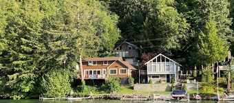 Breathtaking views from charming lakefront home on  beautiful Lake George