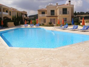 Outdoor pool - G3 Polis Gardens - includes WiFi & A/C  (Polis)