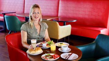 Daily buffet breakfast for a fee