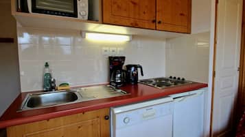 Réfrigérateur, micro-ondes, four, lave-vaisselle