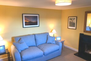Smart TV, DVD player, books