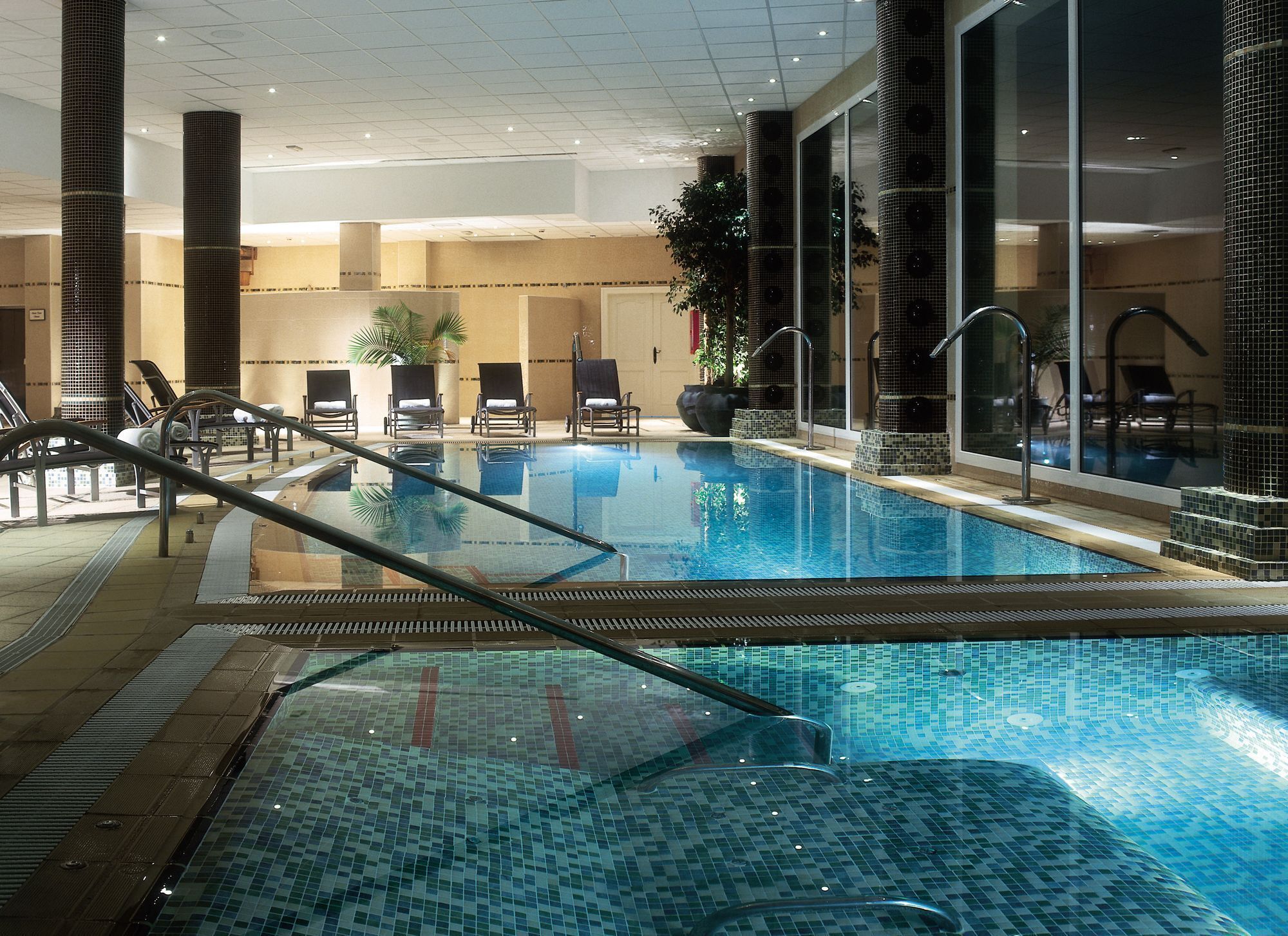 Indoor pool, outdoor pool
