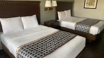 Room, 2 Queen Beds, Non Smoking | Desk, free WiFi, bed sheets