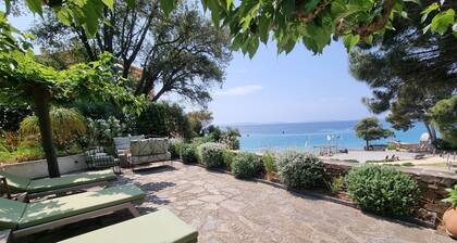 Characteristic villa with private pool 50 m from the beach